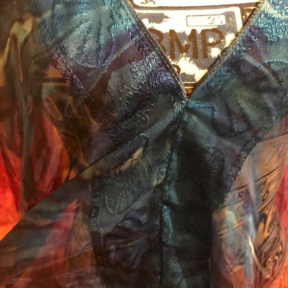 ❌Tie dye swimsuit Long Cover up - Picture 2 of 3